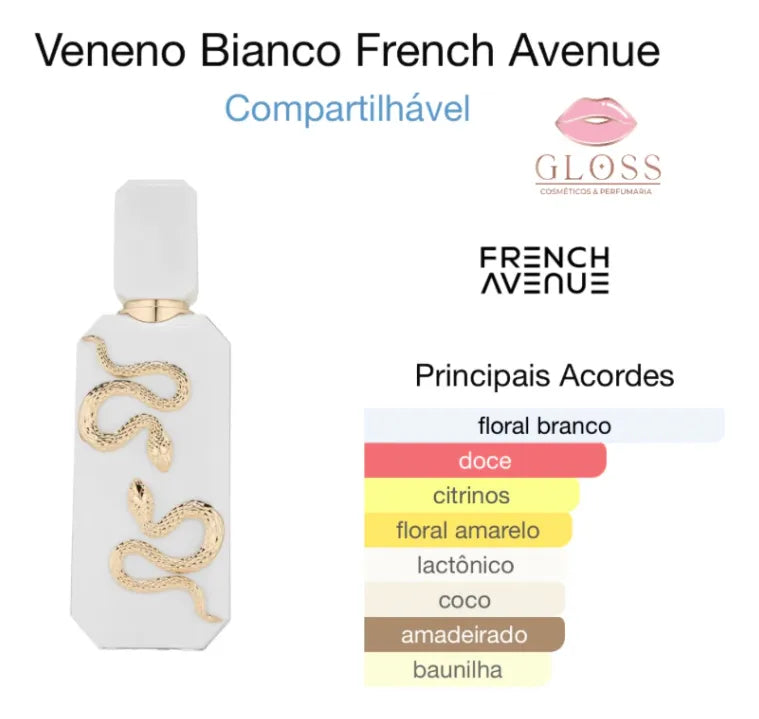 Veneno Bianco French Avenue Eau de Parfum 100ml