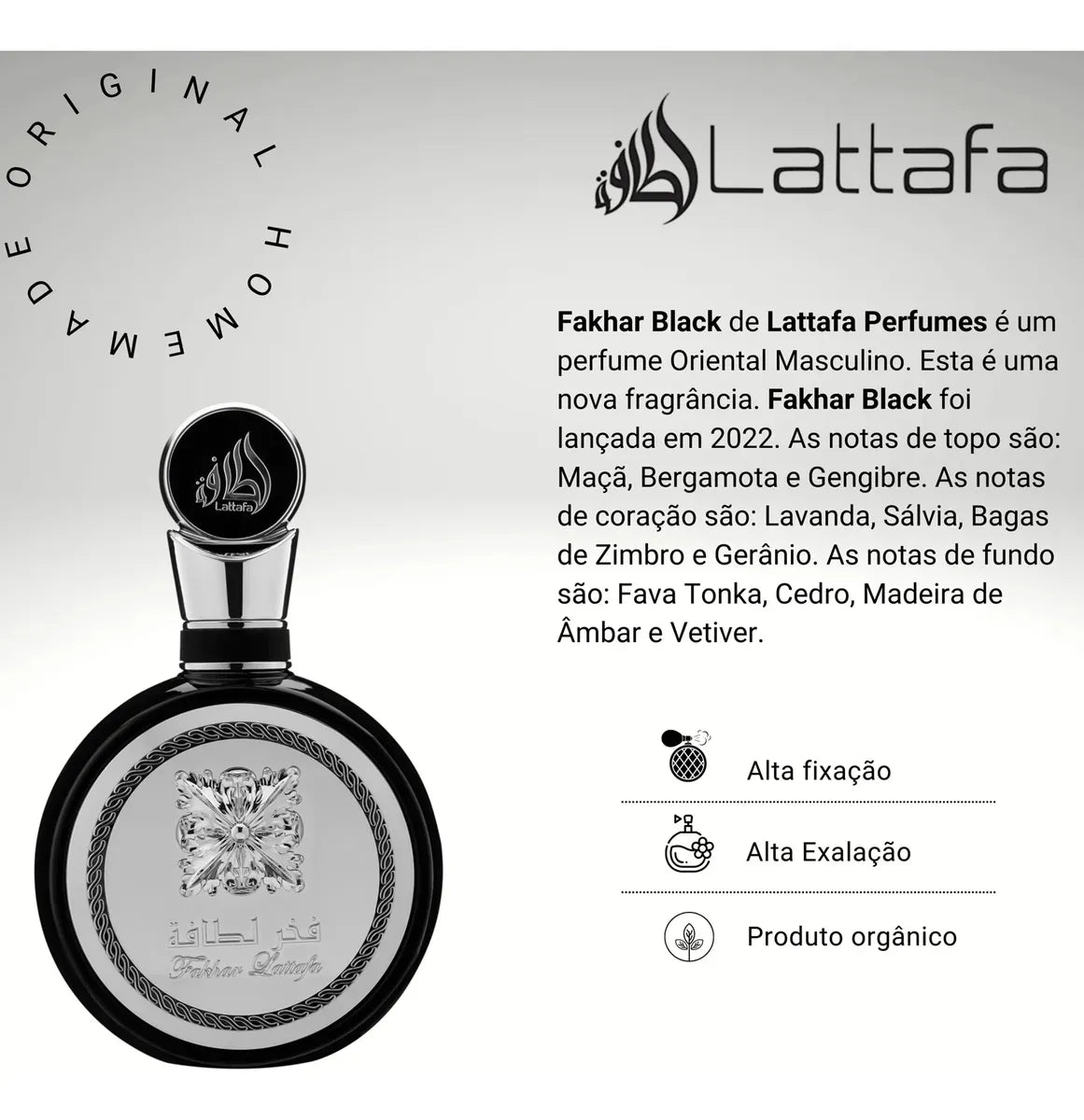 Fakhar Black Lattafa Eau De Parfum 100ml