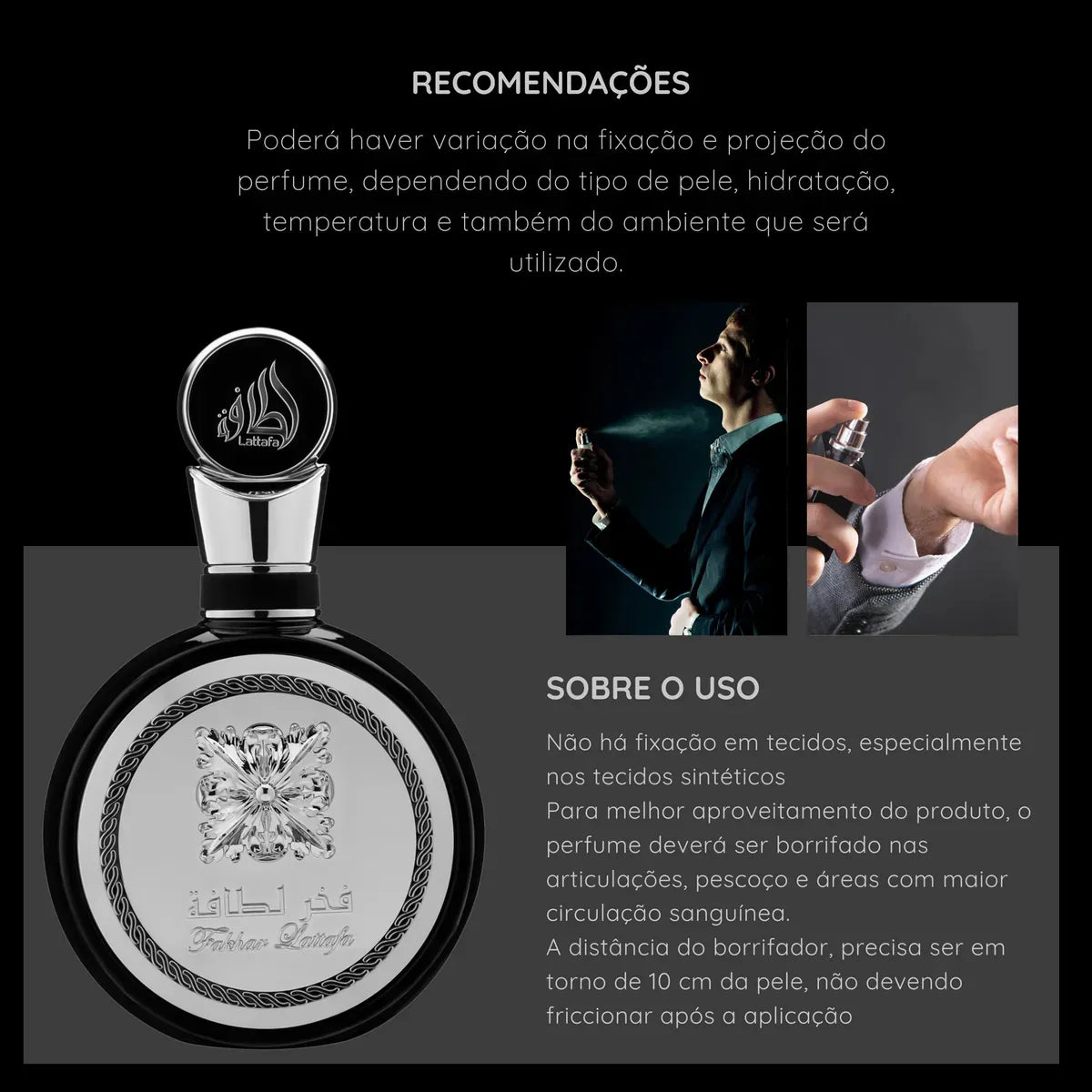 Fakhar Black Lattafa Eau De Parfum 100ml