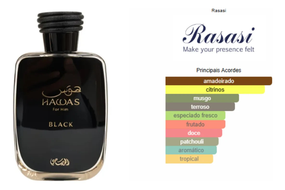 Hawas Black Eau De Parfum 100ml