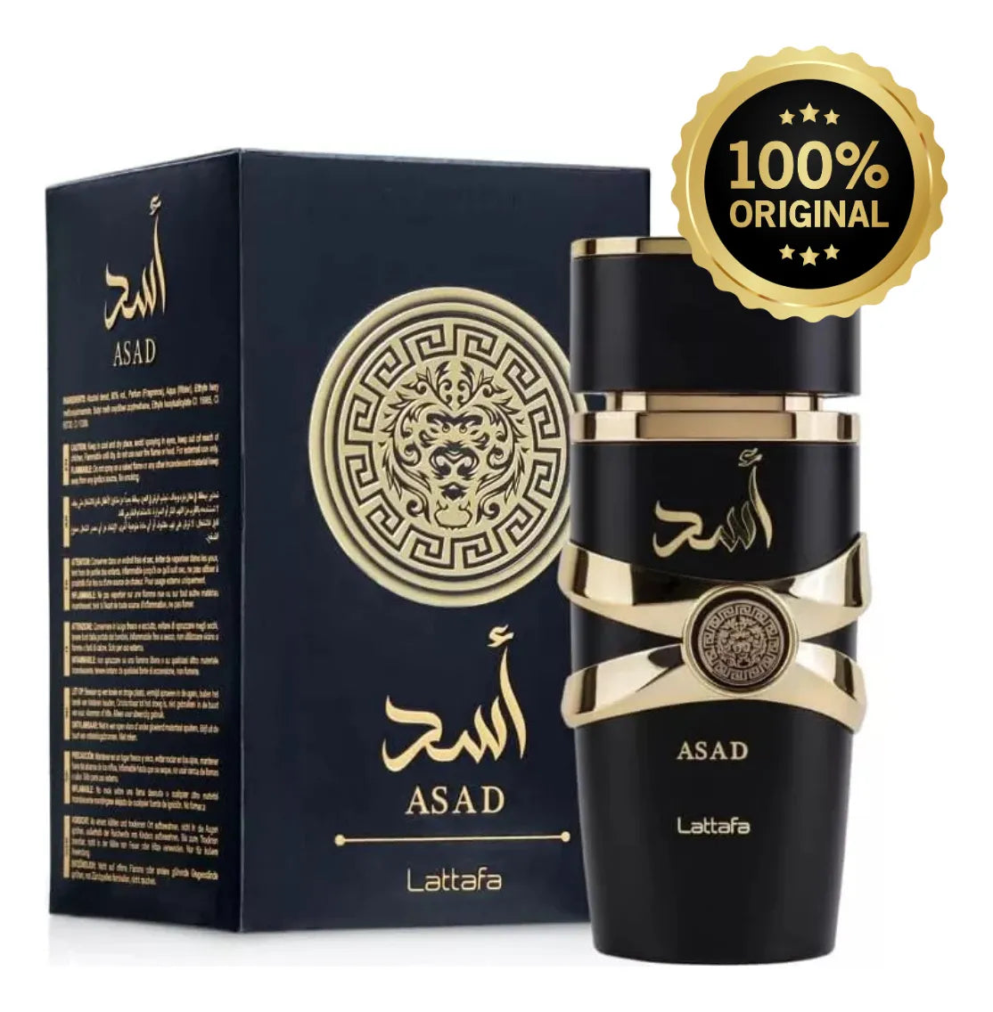 Asad Black Eau de Parfum Lattafa 100ml