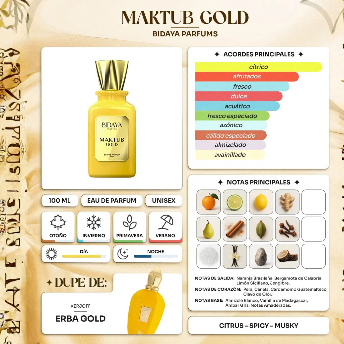 Maktub Gold Bidaya 100ml