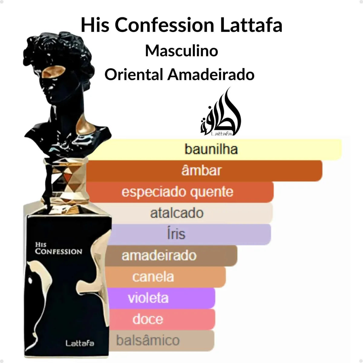 His Confession Lattafa Eau De Parfum 100 ml