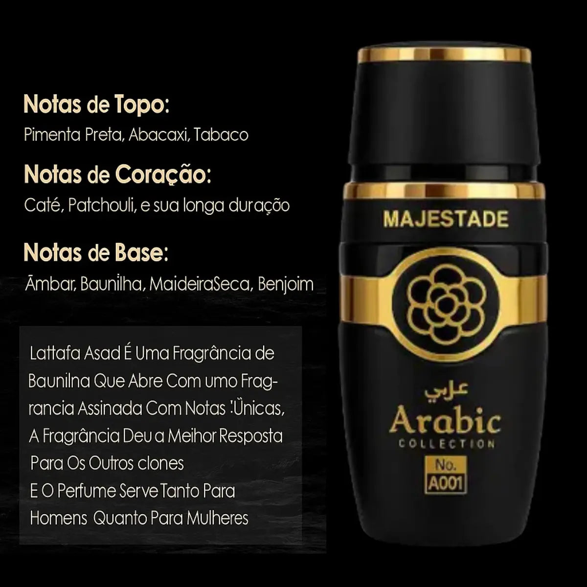 Asad Black Arabic Majestade 25ml
