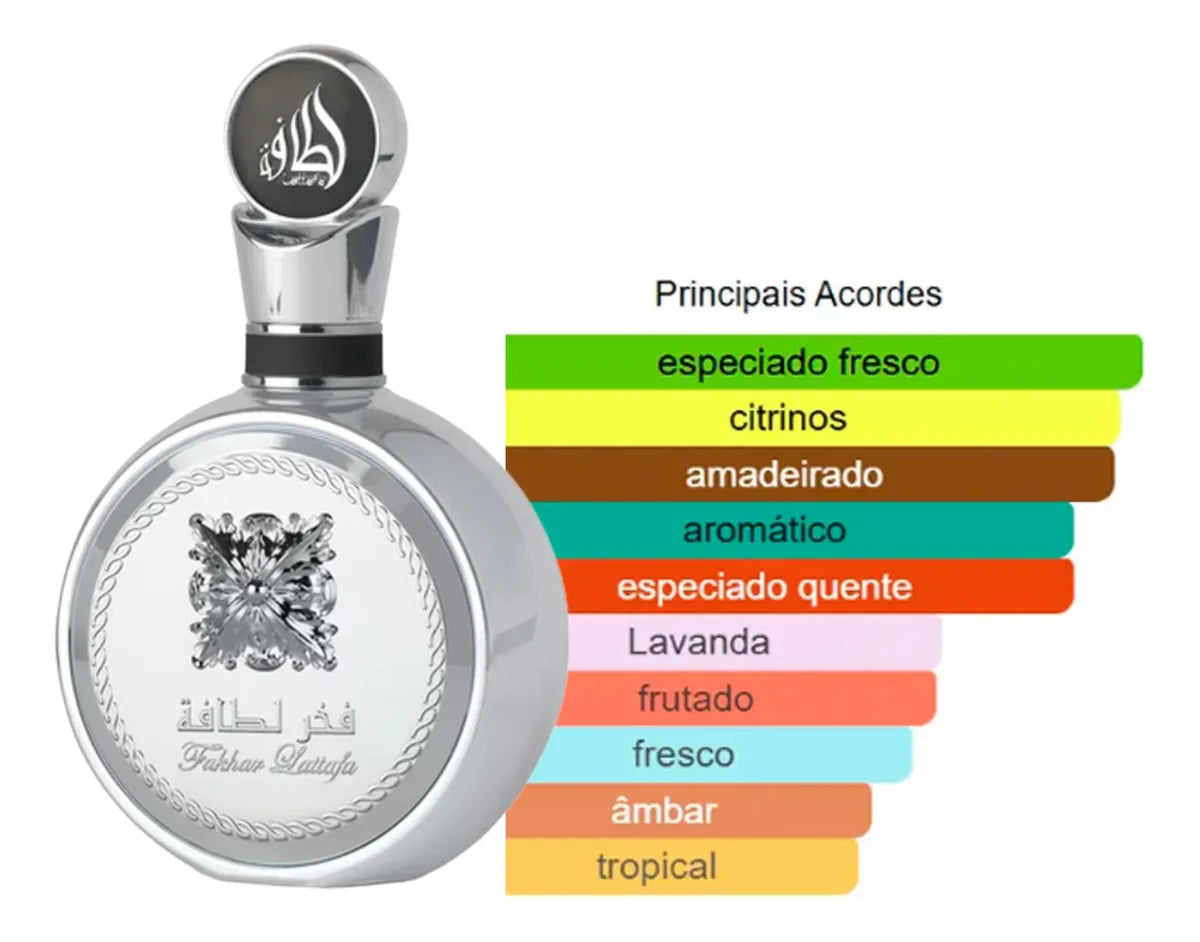 Fakhar Platinum Lattafa Eau De Parfum 100ml