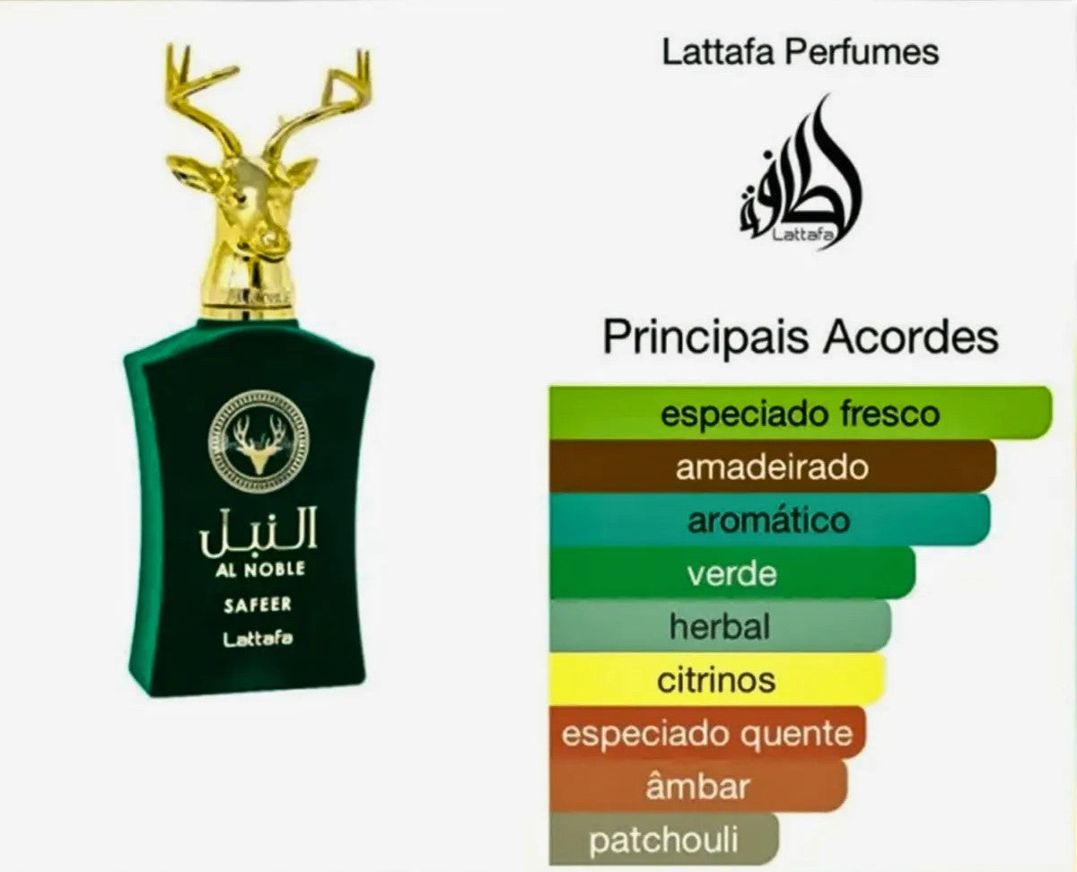 Al Noble Safeer Lattafa 100ml Eau De Parfum