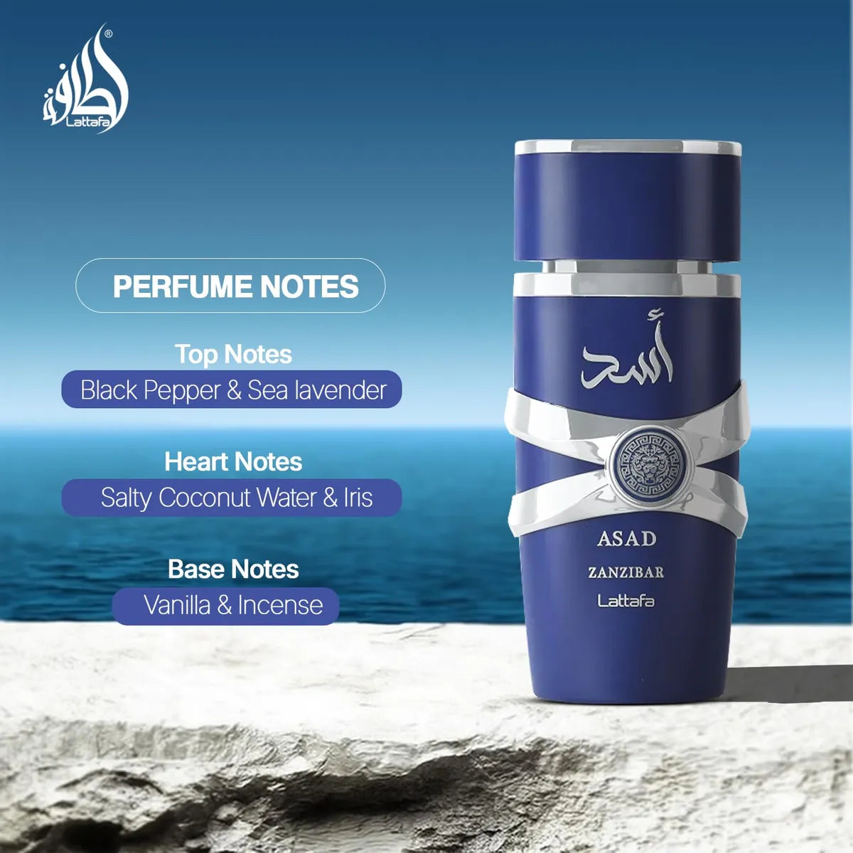 Asad Zanzibar Eau de Parfum 100ml